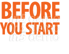 BEFORE YOU START